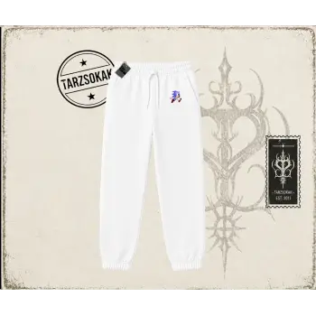 Unisex Sonic The Hedgehog Unisex Jogger Eşofman Altı Beyaz