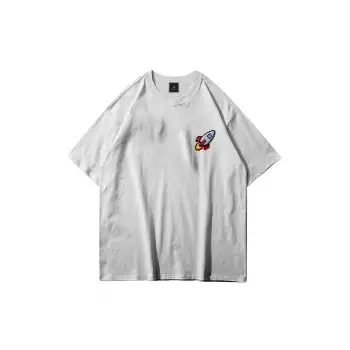 Unisex Spaceship Beyaz Tshirt