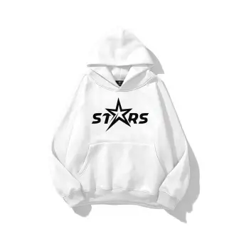 Unisex Stars Sweatshirt Beyaz