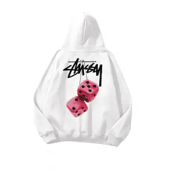 Unisex Stüssy Zar Sweatshirt Beyaz