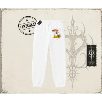 Unisex Sunny Sunday Unisex Jogger Eşofman Altı Beyaz