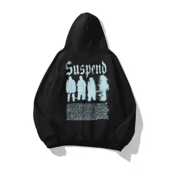 Unisex Suspend Sweatshirt Siyah