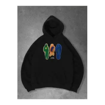 Unisex Sweatshirt Siyah