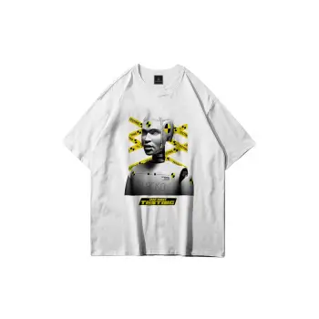 Unisex Testing Asap Rocky Beyaz T Shirt