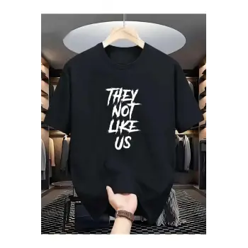 Unisex They Not Like Us Baskılı Oversize
