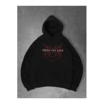 Unisex Thing You Love Sweatshirt Siyah