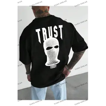 Unisex Trust Baskılı Oversize