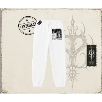 Unisex Trust Nobody Unisex Jogger Eşofman Altı Beyaz