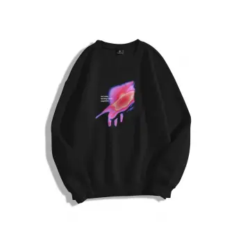 Unisex Ungrateful Bisiklet Yaka Sweatshirt Siyah