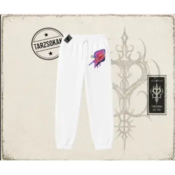 Unisex Ungrateful Unisex Jogger Eşofman Altı Beyaz
