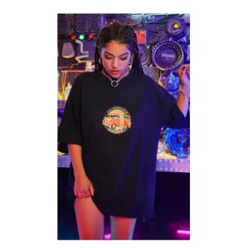 Unisex Vosvos Baskılı Pamuklu Penye Tshirt