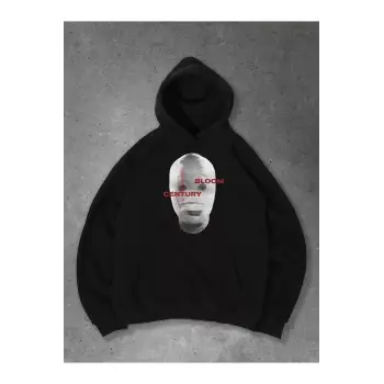 Unisex Wrapped in Bandages Sweatshirt Siyah