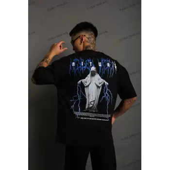 unrivaled Ritual Baskılı Oversize Pamuk Unisex