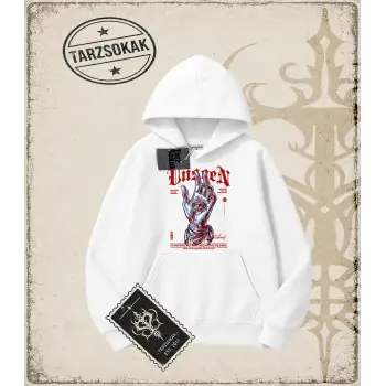 UNSEEN   Oversize Unisex Kapşonlu Sweatshirt