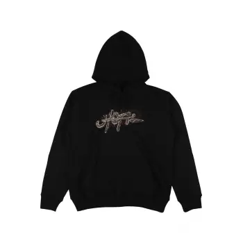 Utopia Travis Scott Oversize Unisex Kapüşonlu Sweatshirt Hoodie Siyah