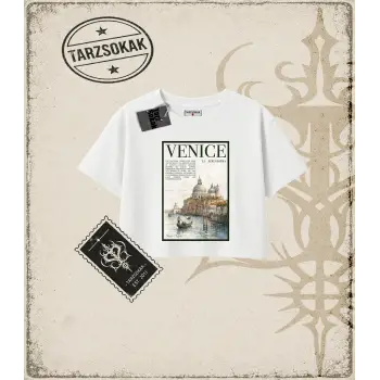 VENICE Kadın Crop Tişört