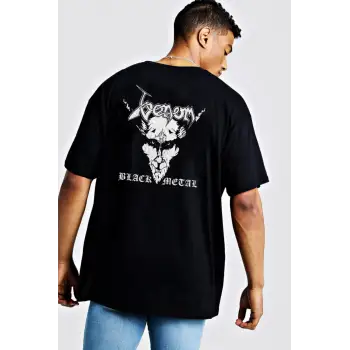 Venom Black Metal Oversize Unisex Tişört