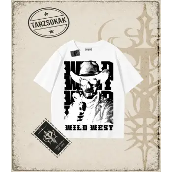 WILD WEST Oversize Unisex Tişört