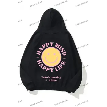 Y2K Unisex Happy Life Sweatshirt KOD 2000