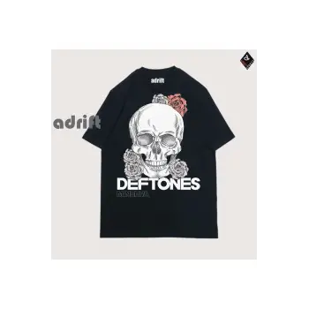 Y2K Unisex Harajuka Deftones Unisex Oversize Kalıp Tişört