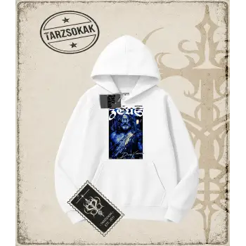 ZEUS Oversize Unisex Kapşonlu Sweatshirt