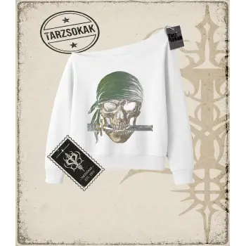 ZORO Kadın Kayık Yaka Sweatshirt