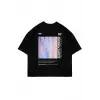 1989 Sırt Baskılı Oversize Unisex Siyah