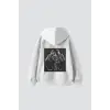 2Pac All Eyez On Me Baskılı Oversize Unisex Premium Beyaz