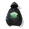 555 Spider Siyah Unisex Sweatshirt
