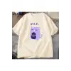 Meh Kedi T-shirt Erkek Giysileri O Boyun Pamuk Tee Büyük Boy TStreetweed ℅ Pamuklu Üs 2964