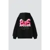 816 Atelier Baskılı Oversize Unisex Siyah