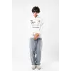 816 Racing Baskılı Oversize Unisex Beyaz