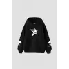 816 Stars Baskılı Oversize Unisex Siyah