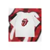 A Bathing Ape X Rolling Stones Red Boxy Fit Oversize Unisex Tshirt – Baskılı Tişör