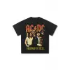 ACDC Bant Baskı Moda
