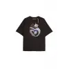 Active Baskılı Oversize Kalıp Unisex T-shirt