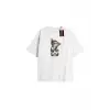 Active Baskılı Oversize Kalıp Unisex T-shirt