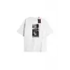 Active Baskılı Oversize Kalıp Unisex T-shirt
