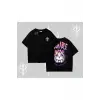 Adorable Kawaii Kedi Arka Baskılı Oversize Tshirt