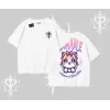 Adorable Kawaii Kedi Arka Baskılı Oversize Tshirt