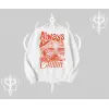 Always Chillin Kedi Arka Baskılı Biskilet Sweatshirt