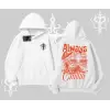 Always Chillin Kedi Arka Baskılı Kapşonlu Sweatshirt