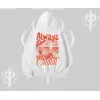 Always Chillin Kedi Arka Baskılı Kapşonlu Sweatshirt