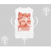 Always Chillin Kedi Arka Baskılı Kolsuz Tshirt