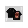 Always Chillin Kedi Arka Baskılı Oversize Tshirt