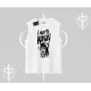 Am Hungry Kedi Baskılı Kolsuz Tshirt