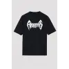 Amorphis Siyah Unisex Oversize Tişört T-shirt