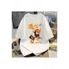 Anime Karasuno Haikyuu Baskılı Unisex Oversize