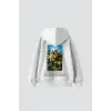 Arts Supplication Baskılı Oversize Unisex Premium Beyaz