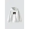 Asap Rocky Baskılı Oversize Unisex Premium Beyaz